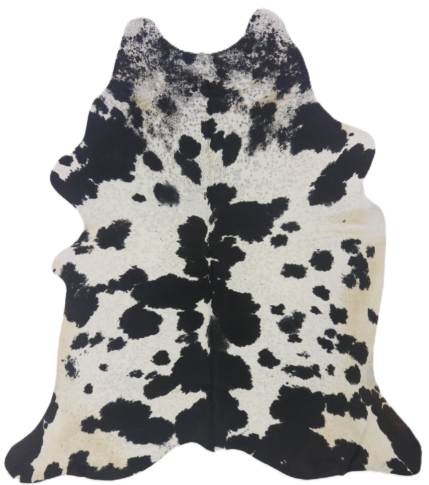 Premium Natural Brazilian Cowhide Black & White Large 3.5–3.9 m²