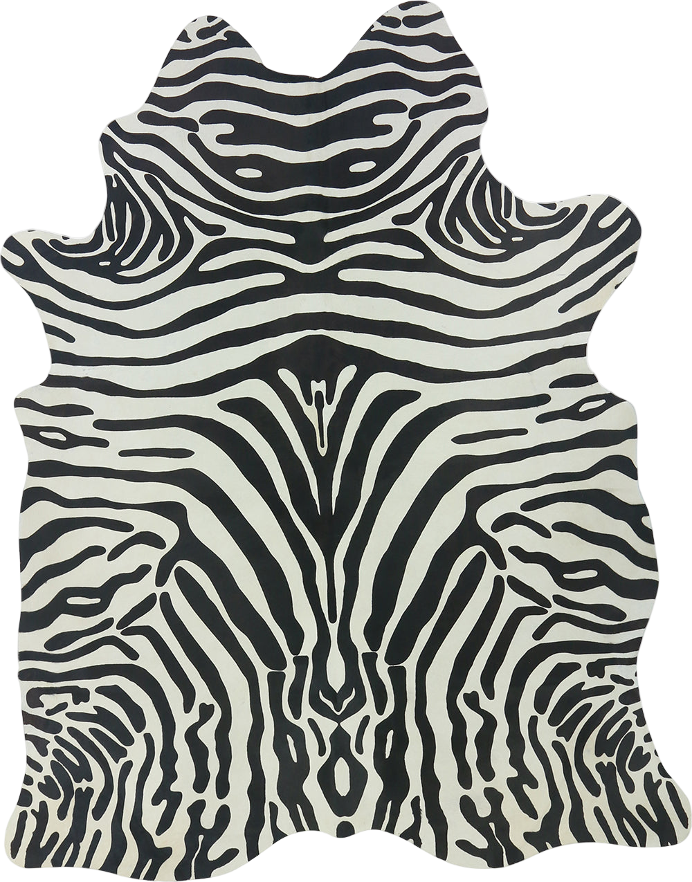 Natural Premium Brazilian Cowhide Printed Zebra, Large (2 Patterns)
