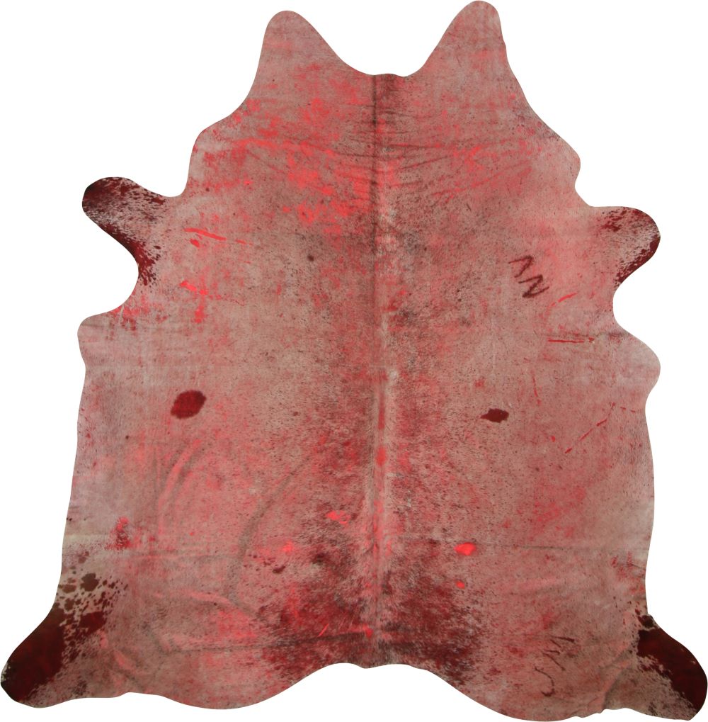 Premium Natural Brazilian Cowhide Metallic Grey Large 3–5 m²