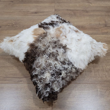 Natural Sheepskin Cushion 45 x 45 cm, Tigrado