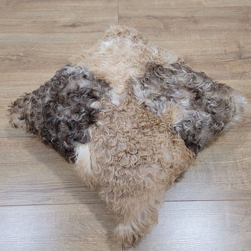 Natural Sheepskin Cushion 45 x 45 cm, Tigrado