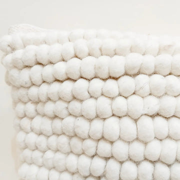 Natural Wool Cushion 50 x 50 cm