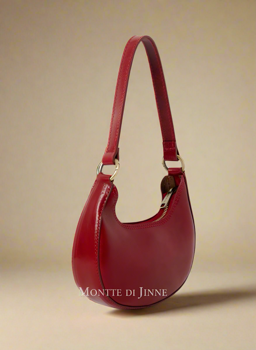 Mezzaluna Genuine Leather Shoulder Bag by Clemés