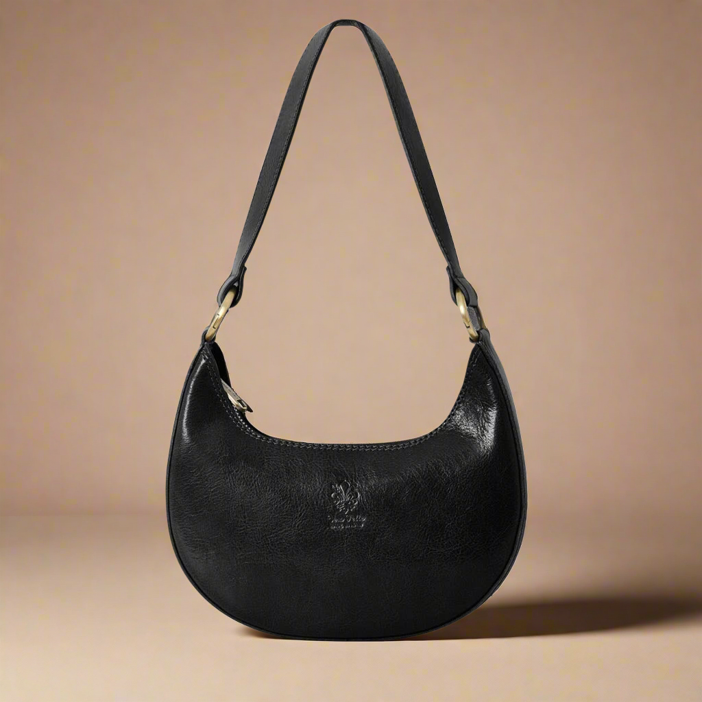 Mezzaluna Genuine Leather Shoulder Bag by Clemés