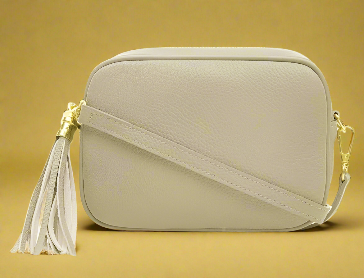 Éloise Genuine Leather Tassel Camera Bag by Clemés
