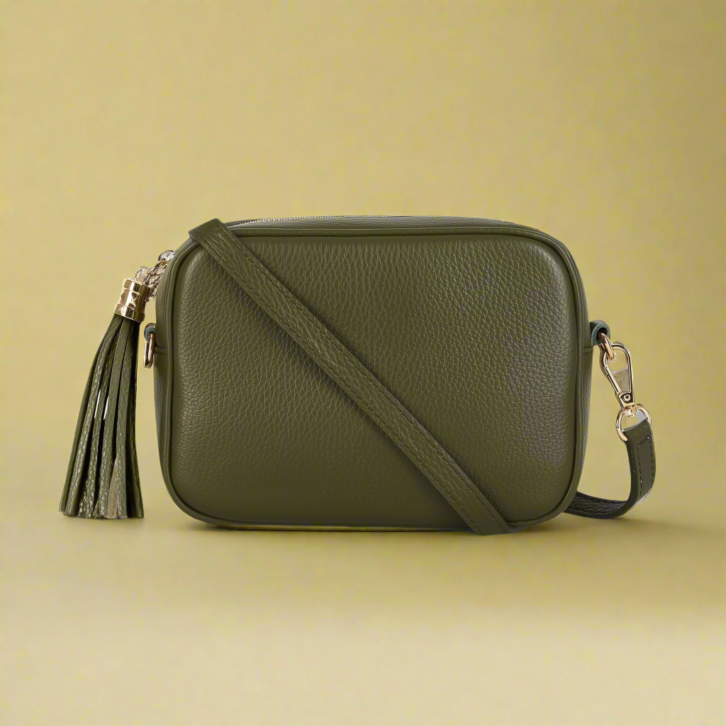 Éloise Genuine Leather Tassel Camera Bag by Clemés