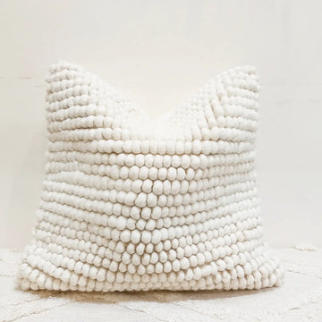 Natural Wool Cushion 50 x 50 cm