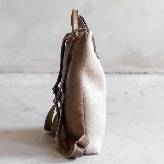 Sandra Cowhide & Leather Backpack by Clemés