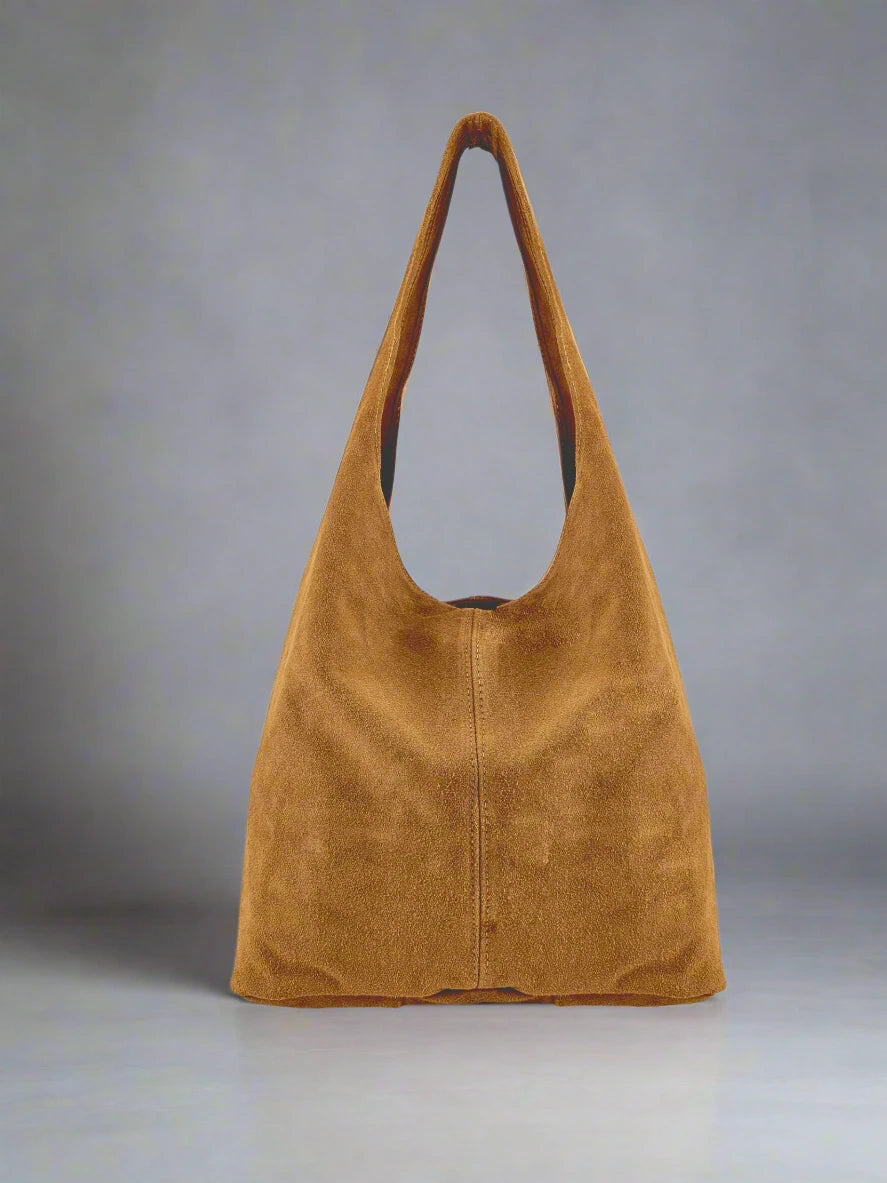 Silvia Suede Slouch Hobo Bag by Clemés (9 colours)