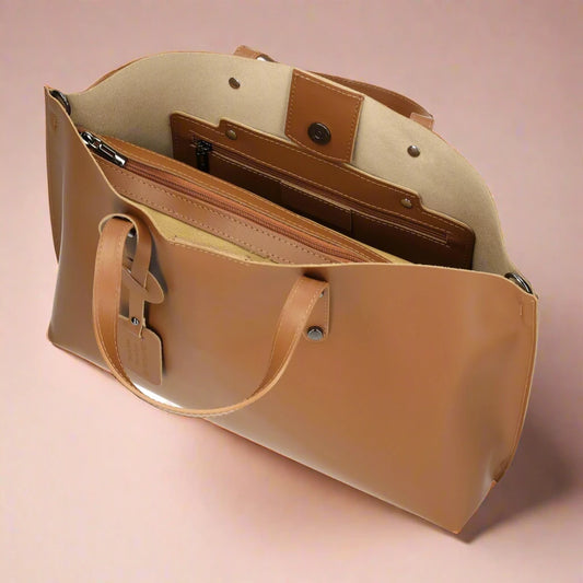 Maxime Leather Bag with Shoulder Strap by Clemés (9 Colours)