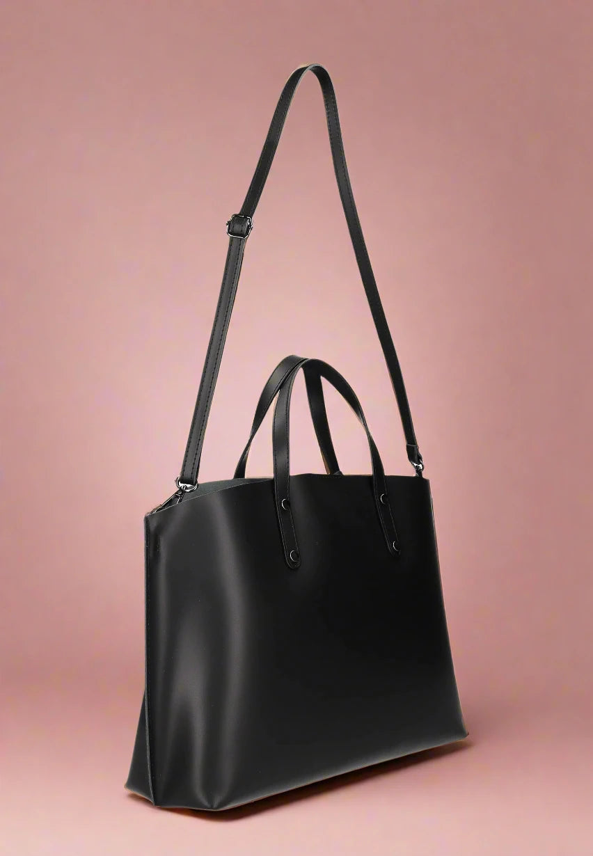 Maxime Leather Bag with Shoulder Strap by Clemés (9 Colours)