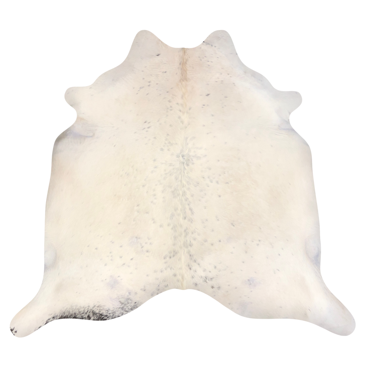 Natural Brazilian cowhide rug in Beige, Taupe & Ivory with Exotic markings, 208 x 236 cm