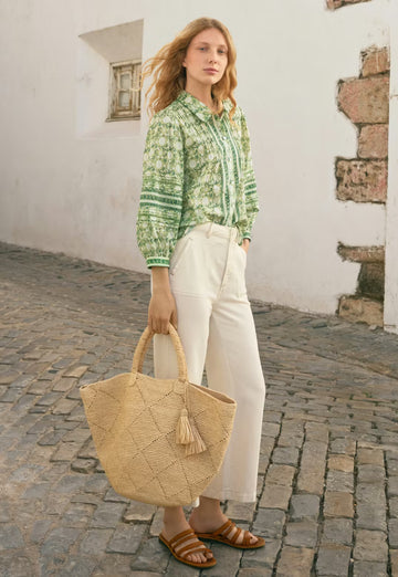 Amandine Raffia Basket by Clemés