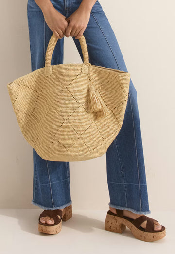 Amandine Raffia Basket by Clemés