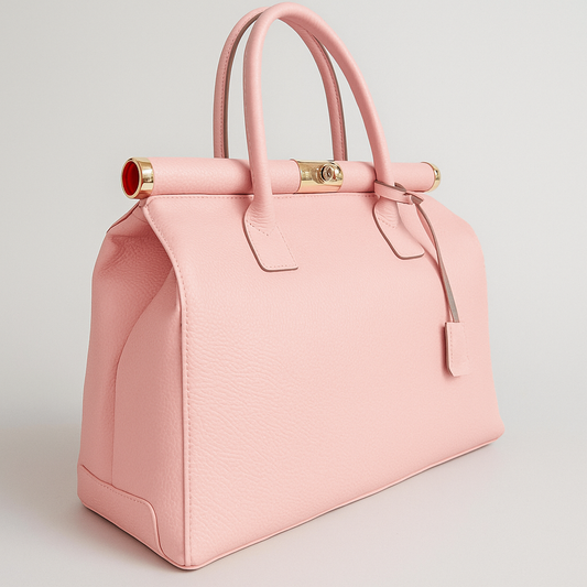 Flavia Structured Pebble Leather Women's Handbag with Shoulder Strap by Clemés (4 Colours)