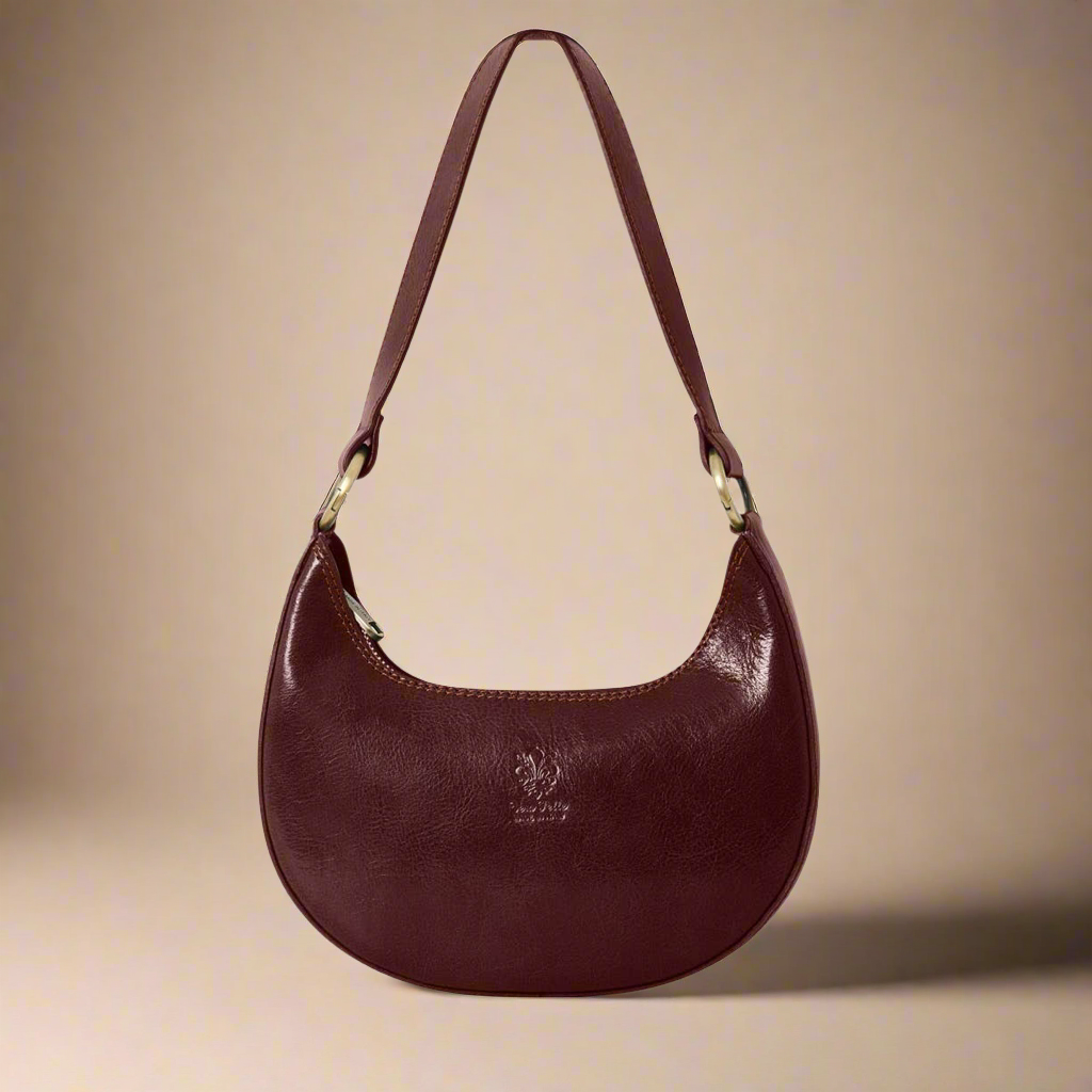 Mezzaluna Genuine Leather Shoulder Bag by Clemés