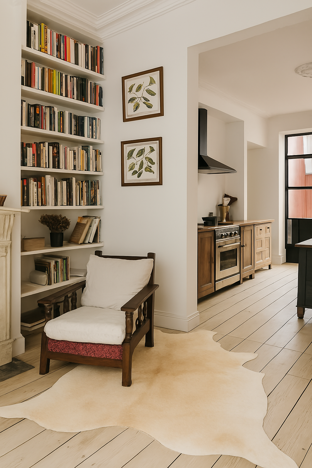 Natural Brazilian Cowhide 185 x 195 cm