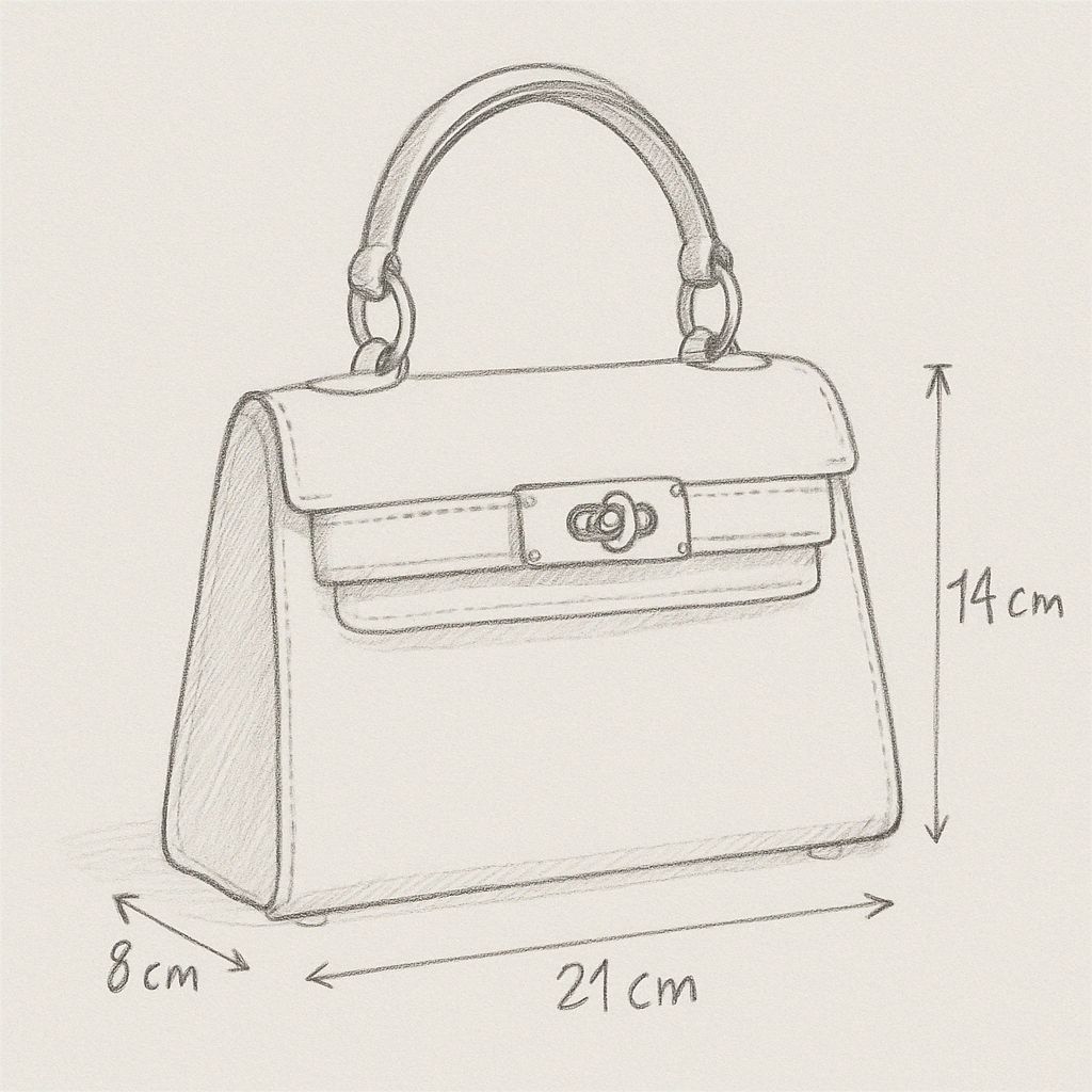 The Mini Kelly Leather Handbag Reimagined by Clemés (14 Colours)
