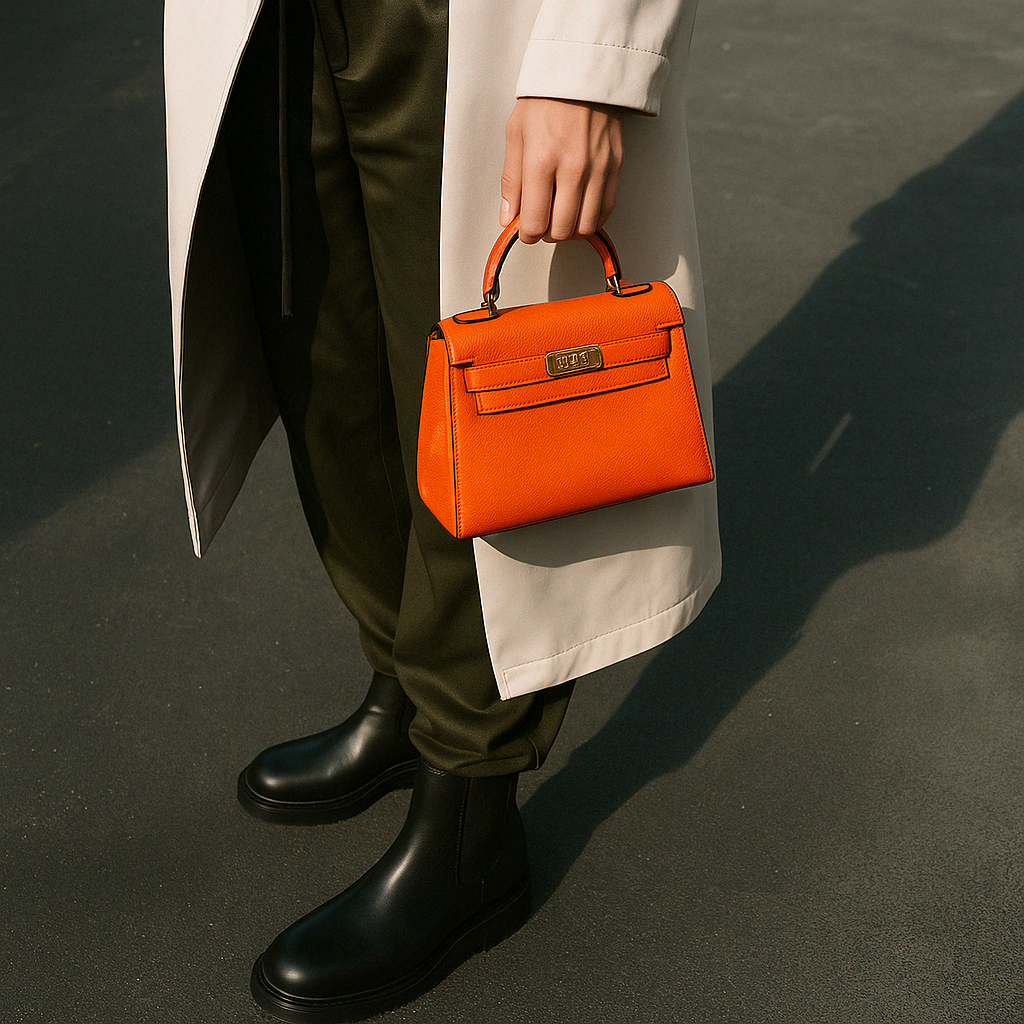 The Mini Kelly Leather Handbag Reimagined by Clemés (14 Colours)