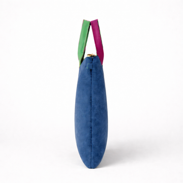 Milano Suede Bag, Blue, by Clemés