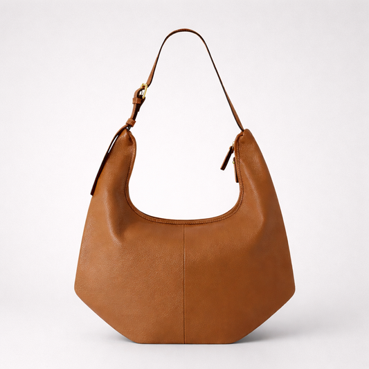 Ludovica Leather Hobo Shoulder Bag by Clemes