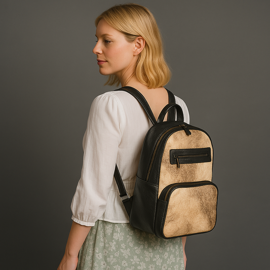 Tumbleweed Natural Cowhide Backpack