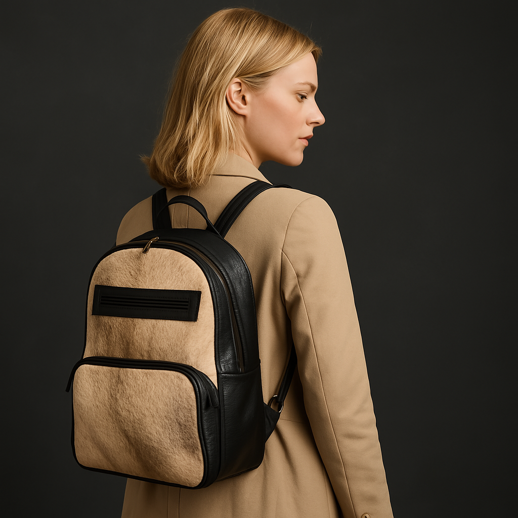 Tumbleweed Natural Cowhide Backpack