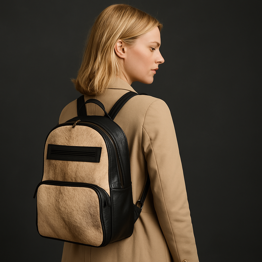 Tumbleweed Natural Cowhide Backpack