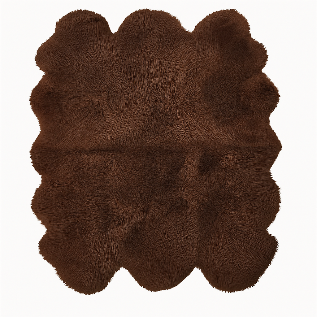 Natural Premium New Zealand Sheepskin Rug & Throw, Sexto, W180 x L180 cm (5 Colours)