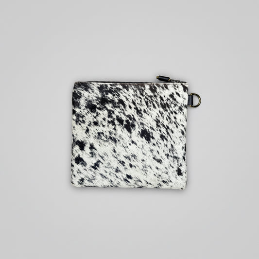 Natural Cowhide Double-Sided Crossbody Bag, Medium (23 x 21 cm)
