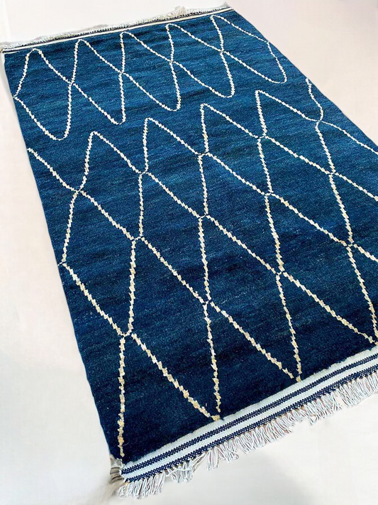 Kasbah Hand Knotted Rug - 196 x 125 cm