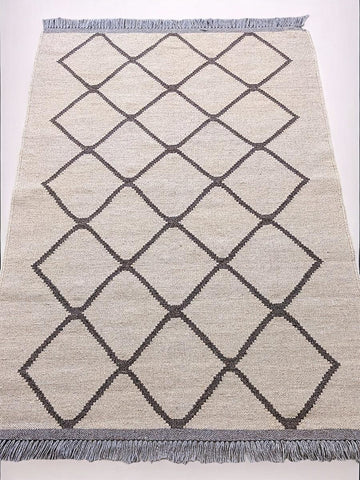 Interlace Flatweave Rug - Size: 159 x 98 cm