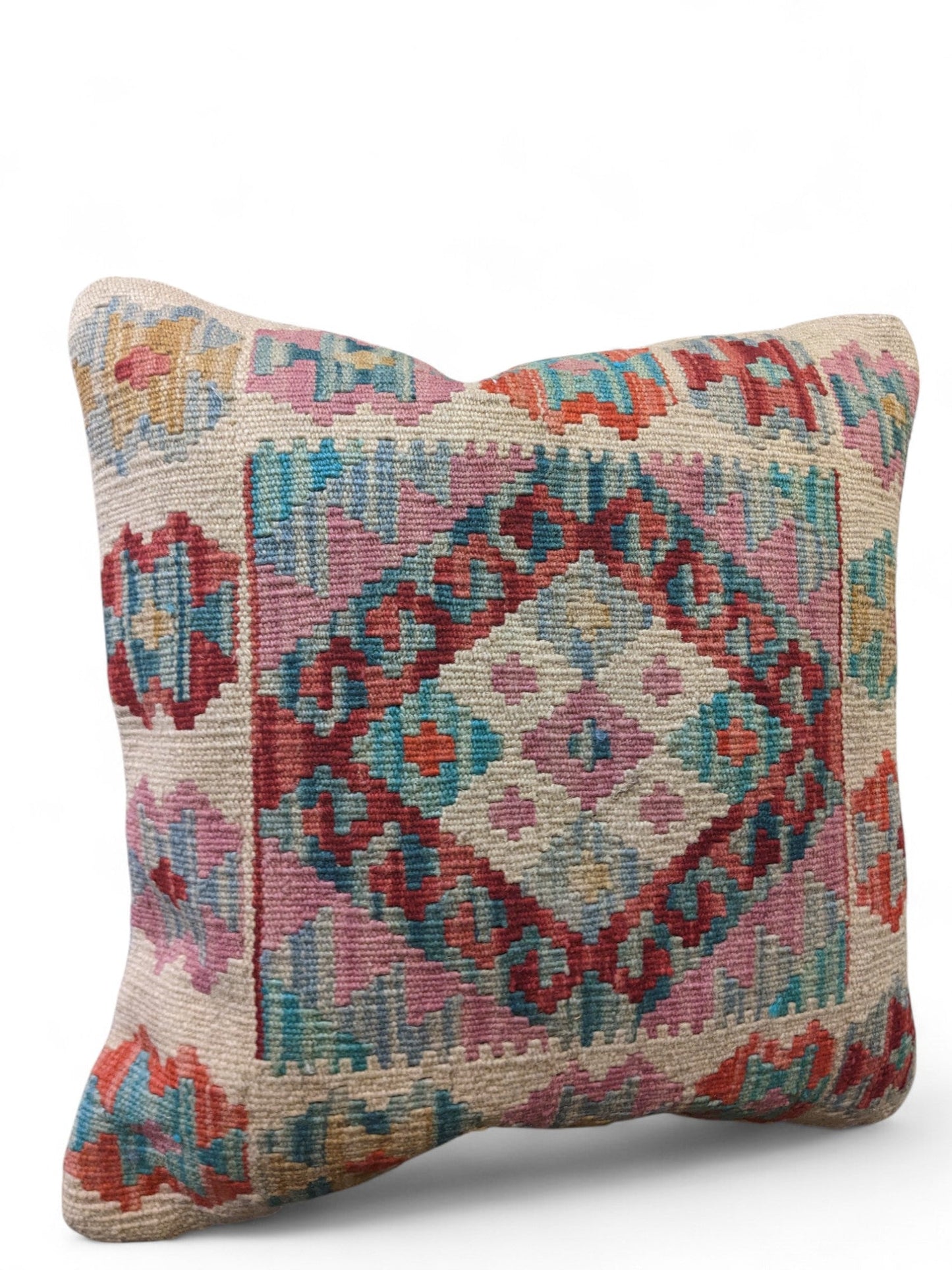 Afghan Kilim Cushion Cover - 45 x 45 cm
