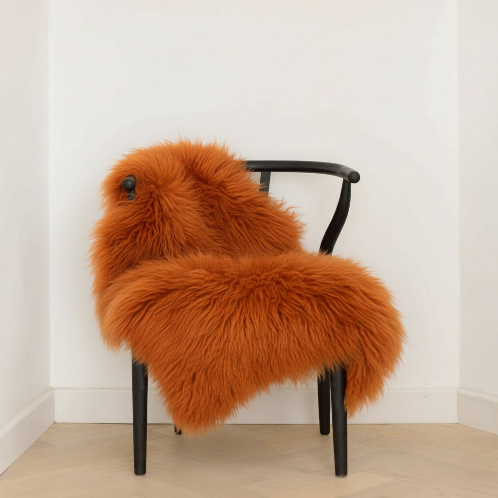 Natural Premium New Zealand Sheepskin Rug & Throw, Single, X-Large (9 Colours)