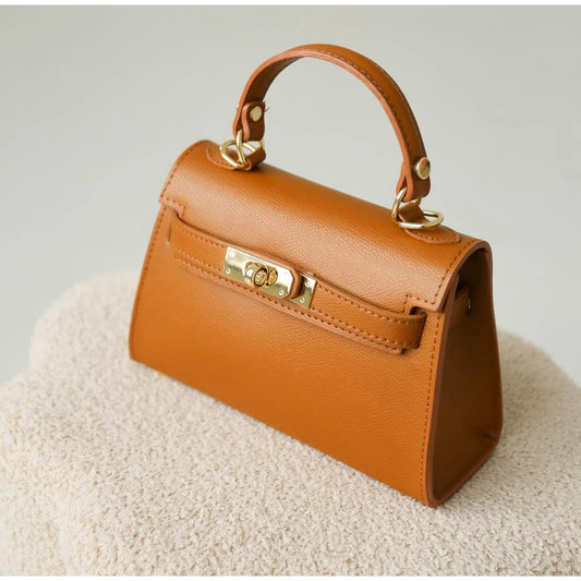 The Mini Kelly Leather Handbag Reimagined by Clemés (14 Colours)