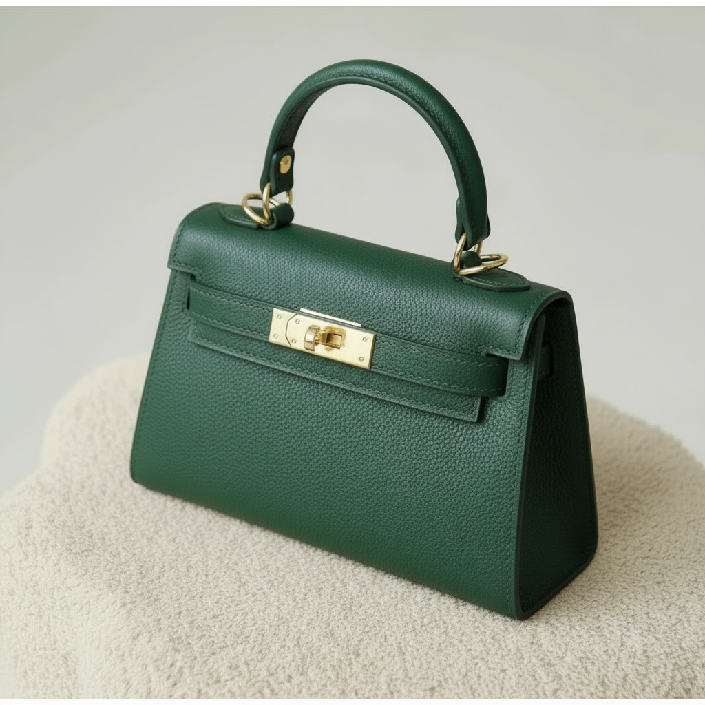 The Mini Kelly Leather Handbag Reimagined by Clemés (14 Colours)