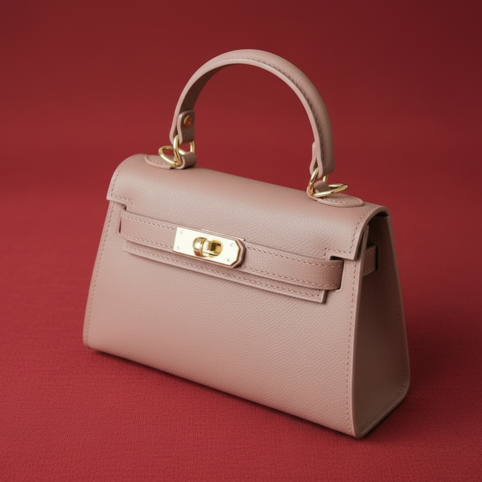 The Mini Kelly Leather Handbag Reimagined by Clemés (14 Colours)
