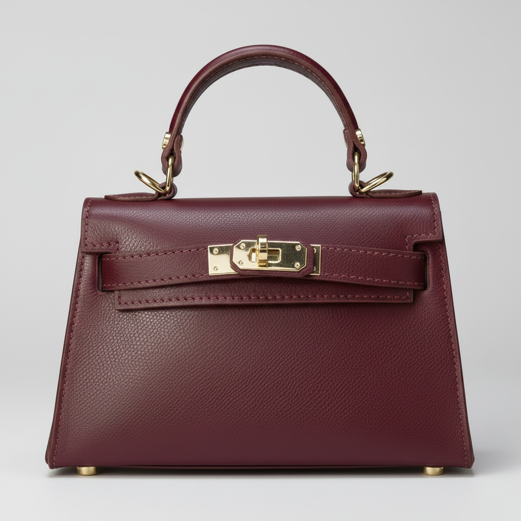 The Mini Kelly Leather Handbag Reimagined by Clemés (18 Colours)