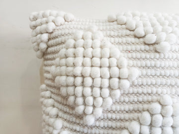 Diamond Natural Wool Cushion 50 x 50 cm
