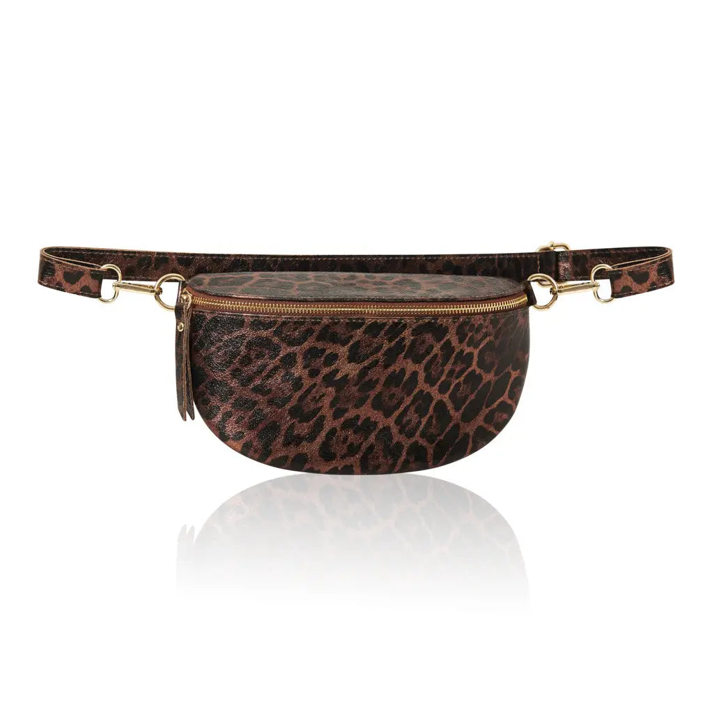 Romy Leopard Crossbody Bum Bag by Clemés