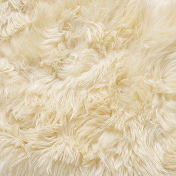 Octo New Zealand Sheepskin Rug & Throw, 8-Pelt, XX-Large, L200 x W180 cm, Champagne