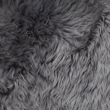 Octo New Zealand Sheepskin Rug & Throw, 8-Pelt, XX-Large, L200 x W180 cm, Grey
