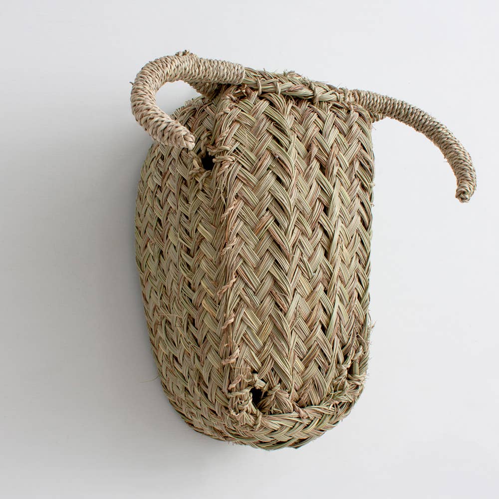 Large Woven Animal Head, Buffalo