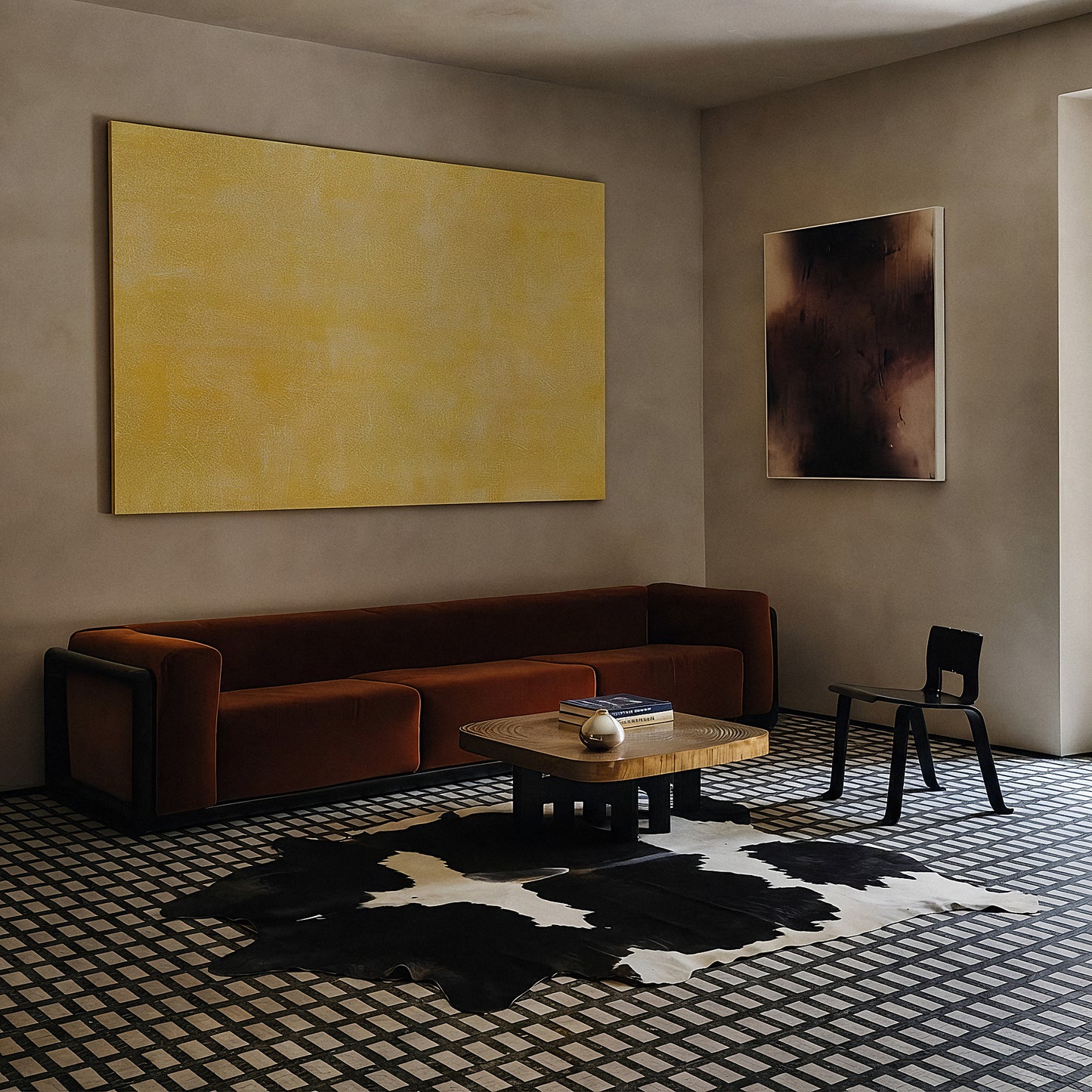 Natural Brazilian Cowhide 208 x 244 cm