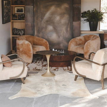 Natural Brazilian Cowhide 224 x 262 cm