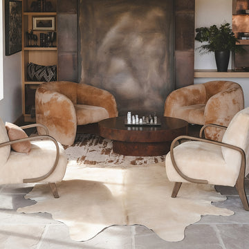Natural Brazilian Cowhide 193 x 224 cm