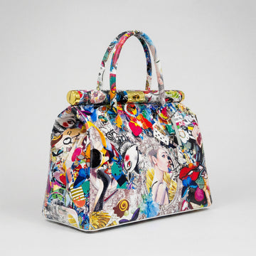 Dalia Vogue leather top-handle bag - side view