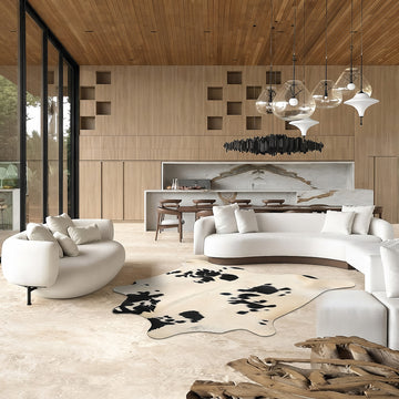 Natural Brazilian Cowhide 196 x 249 cm