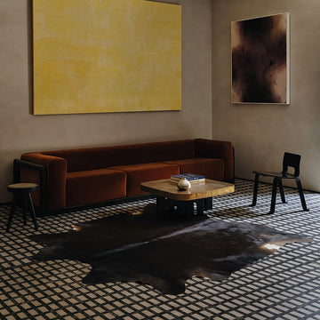 Natural Brazilian Cowhide 231 x 251 cm