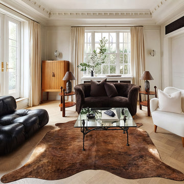 Natural Brazilian Cowhide 221 x 231 cm